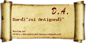 Darázsi Antigoné névjegykártya
